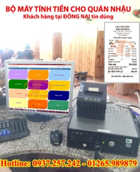 Máy tính tiền rẻ cho quán nhậu tại Quảng Trị, Quảng Bình, Huế