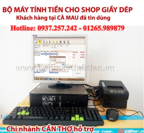 Máy tính tiền rẻ cho shop đồ thể thao, phụ kiện thời trang tại Thái Bình, Hưng Yên, Hải Phòng