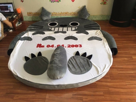 Nệm thú bông hình Totoro cực kì đáng yêu cho bé tại nha trang