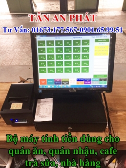 Máy tính tiền cho nhà hàng trọn bộ tại Quảng Nam, Quảng Ngãi, Gia Lai