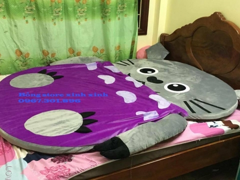 Nệm cao su non hình thú bông Totoro cực rẻ tại nha trang