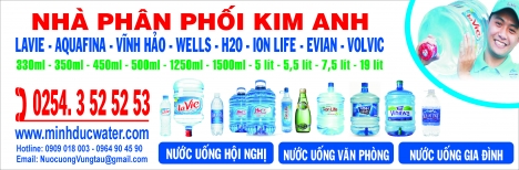 Bảng giá sỉ tổng hợp nước uống Lavie, Aquafina, Ionlife, H2O, Vĩnh Hảo tại Vũng Tàu