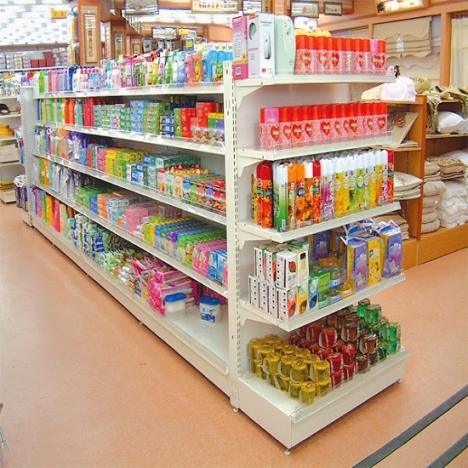 Xưởng nhận gia công kệ siêu thị mini