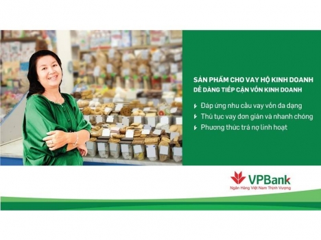 Ngân hàng VPBank hỗ trợ vay vốn cho hộ kinh doanh tại Phú Yên.lh 0902691116