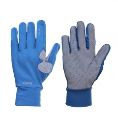 Găng tay zigzag GLV00902- xanh- găng tay chống nắng UPF50+