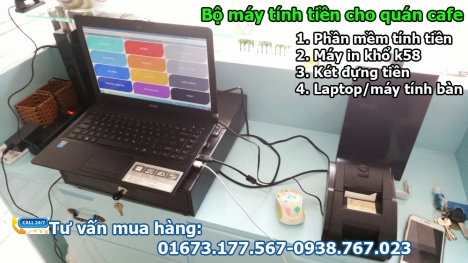 Máy tính tiền quán café giá rẻ nhất tại Vũng Tàu, Tây Ninh