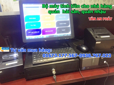 Máy tính tiền cảm ứng nhà hàng tại Hà Tĩnh, Quảng Bình, Quảng Trị