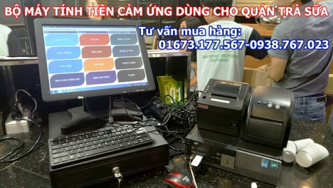 Máy tính tiền cho quán café,trà sữa tại Hà Tĩnh, Quảng Bình, Quảng Trị
