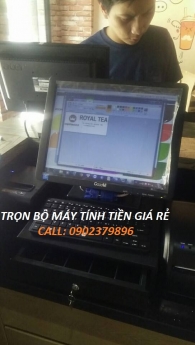 Máy tính tiền cảm ứng dùng cho Căn Tin bán tại Long An-Tiền Giang