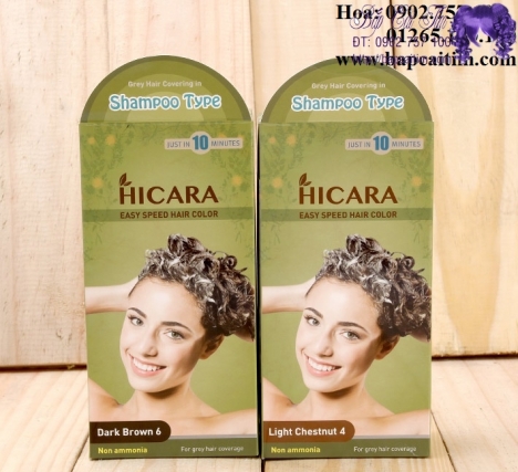 Bán thuốc nhuộm tóc phủ bạc thảo dược Hàn Quốc Hicara