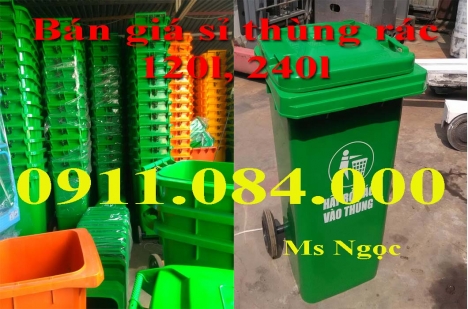 Bán 200 thùng rác 120 lít giảm giá 30% tại quận Tân Phú