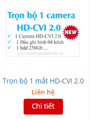 TRỌN BỘ  1 CAMERA HD CVI 2.0