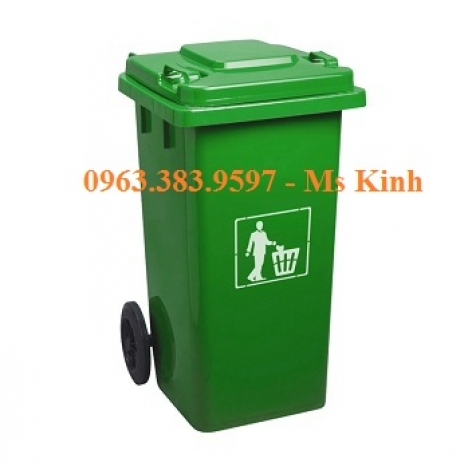 giảm giá thùng rác nhựa loại 120l, 240 lít, 660 lít nhiều màu khác nhau