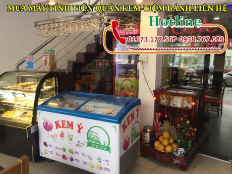 Máy tính tiền cho tiệm bánh, quán kem tại Đồng Nai