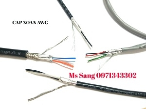 Cáp xoắn đôi - Cáp âm thanh chống nhiễu - Dây tín hiệu điều khiển - Cáp RS485 - Cáp 22AWG