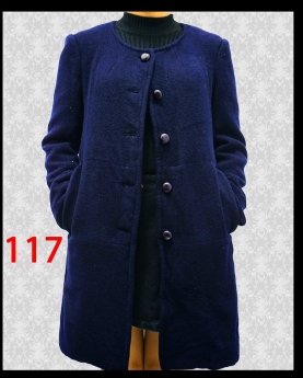 Áo khoác dạ manto form dài - 117