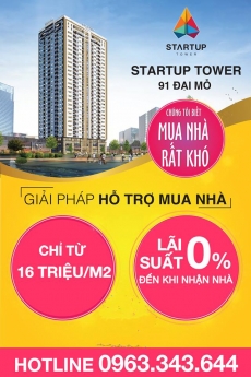 16 triệu sở hữu ngay căn hộ trung tâm Hà Nội!
