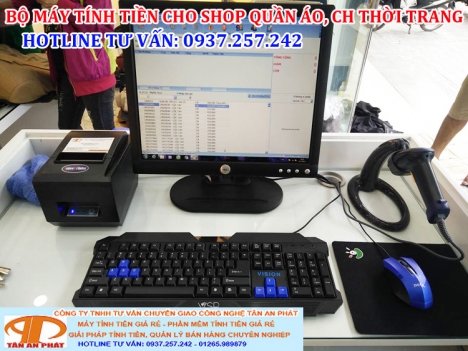 Bộ máy tính tiền cho shop lắp đặt tận nơi tại An Giang