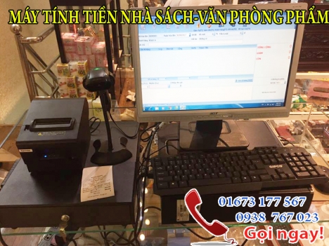 Máy tính tiền giá rẻ cho nhà sách-văn phòng phẩm tại Bạc Liêu
