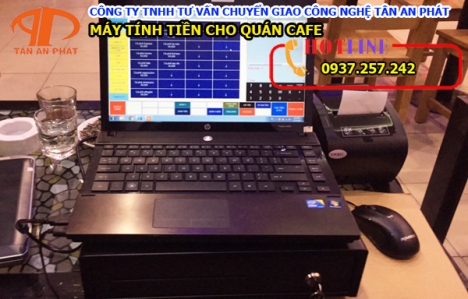 Máy tính tiền cho quán cafe tại Cà Mau