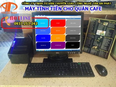 Máy tính tiền cho quán cafe tại Trà Vinh