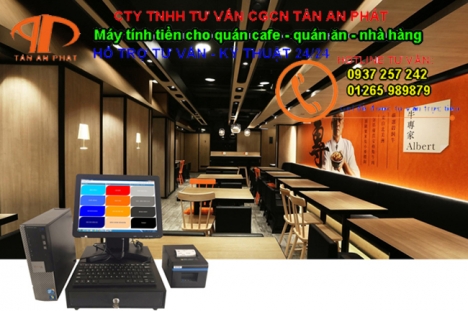 Máy tính tiền cho quán cafe tại Vũng Tàu
