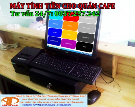 Máy tính tiền, phần mềm tính tiền cho quán cafe, quán ăn tại Thanh Hóa - Nghệ An