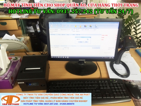 Máy tính tiền, phần mềm tính tiền cho shop tại Thanh Hóa - Nghệ An