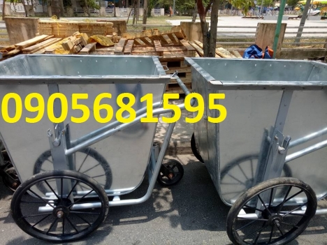 Cung cấp xe gom rác đường phố bằng nhôm giá rẻ tại Quảng Trị 0905681595