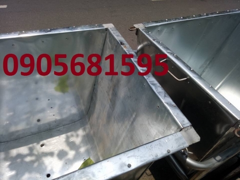 Cung cấp xe gom rác đường phố bằng nhôm giá rẻ tại Quảng Trị 0905681595