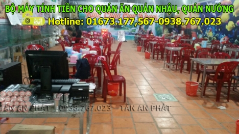 Máy tính tiền cảm ứng cho quán ăn tại Thốt nốt, Ninh Kiều, Cái Răng