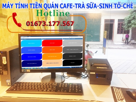 Máy tính tiền quản lý thông minh cho quán cafe