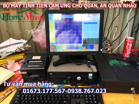 Máy tính tiền quán ăn tại Tiền Giang