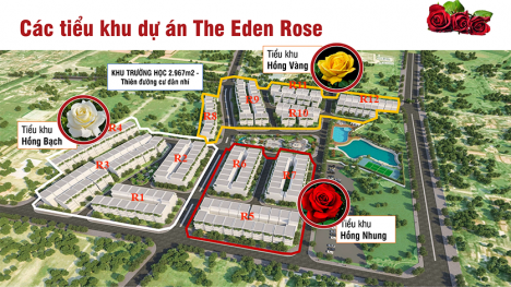 LK BT The Eden Rose, cạnh công viên Chu Văn An 100ha, giá từ 75tr/m2, trực tiếp từ CĐT 094 887 1414