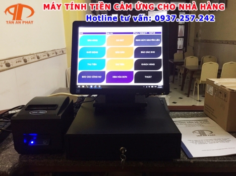 Bán máy tính tiền cảm ứng cho nhà hàng tại Hậu Giang, Sóc Trăng