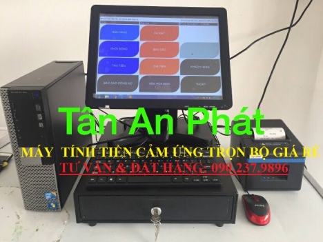 Lắp máy tính tiền cảm ứng cho nhà hàng giá rẻ tại Hà Tĩnh