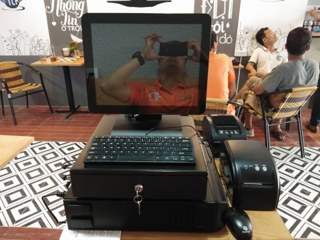 Máy tính tiền giá rẻ cho quán trà sữa tại Bạc Liêu