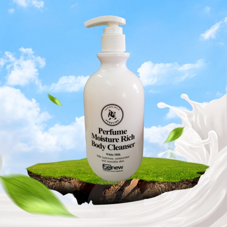 Sữa tắm nước hoa trắng da - BENEW Perfume Moisture Rich Body Cleanser White Milk