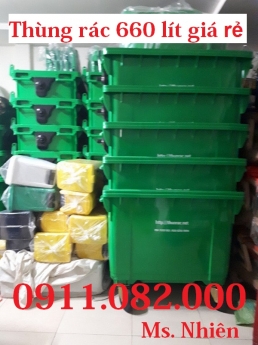 Thanh lý thùng rác nhựa 120 lít 240 lít giá rẻ toàn quốc