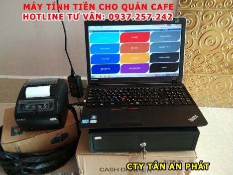 Bán máy tính tiền trọn bộ cho quán cafe tại Cần Thơ, An Giang