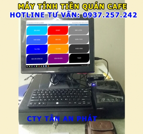 Bán máy tính tiền cảm ứng cho quán cafe tại Cần Thơ, An Giang