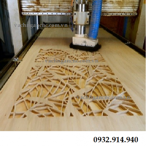 Nhận gia công cắt khắc vách ngăn gỗ cnc 3d giá rẻ tại tphcm