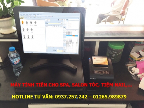 Trọn bộ máy tính tiền cho spa, salon tóc tại Bắc Ninh