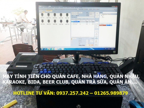 Phần mềm quản lý tính tiền quán cafe, quán nhậu tại Bắc Ninh