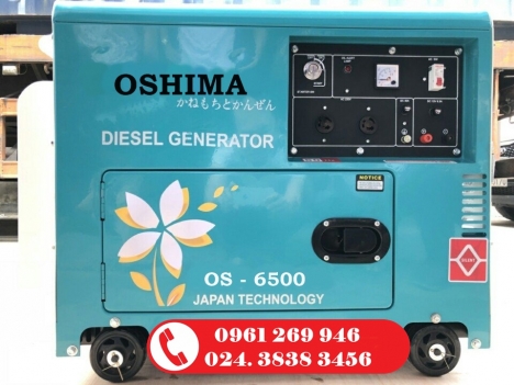 Máy Phát Điện Oshima Os 6500 Công Suất 5Kva Giá Tốt Nhất Miền Bắc