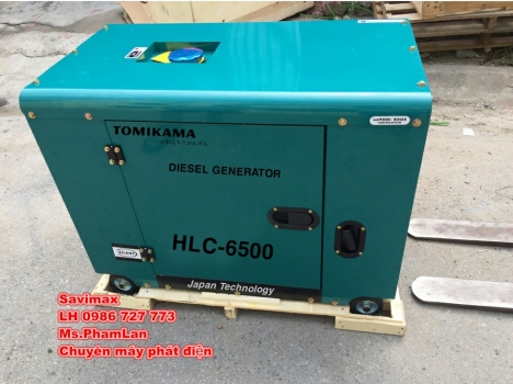 Mua máy phát điện chạy dầu 5kw Tomikama HLC6500 giá rẻ