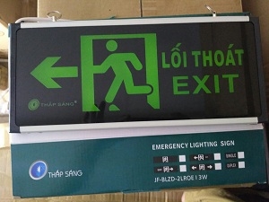 Đèn báo thoát hiểm exit TRÁI - PHẢI
