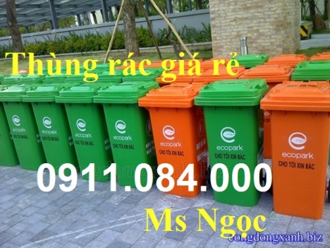 Cần Thơ: Nhà phân phối thùng rác đô thị 120 lít rẻ nhất