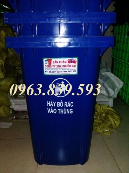 Thùng rác 240L - thùng rác nhựa nhập khẩu chất lượng cực tốt