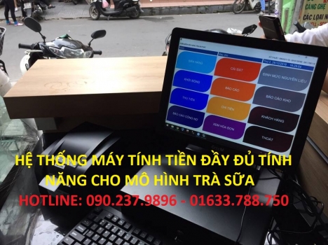 Máy tính tiền trọn bộ cho quán cafe tại Hóc Môn